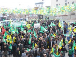 HÜDA PAR Van mitingi başladı