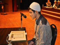 Kur'an-ı Kerim'i güzel okuma final yarışması yapıldı