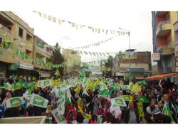 Çermik HÜDA PAR seçim bürosu açılışı miting havasında geçti