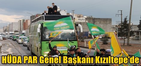 HÜDA PAR Genel Başkanı Kızıltepe'de