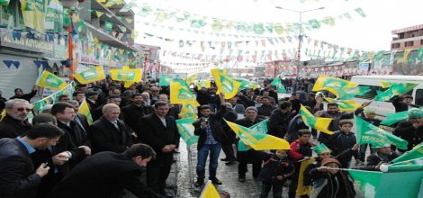 HÜDA PAR Çaldıran seçim bürosu açıldı