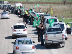 HÜDA PAR konvoyuna yoğun ilgi