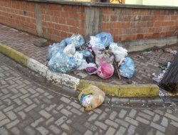 Kovancılar'da ortalıkta bırakılan çöpler tehlike saçıyor