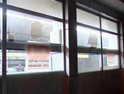 Van'da bu sefer bir market hedef alındı