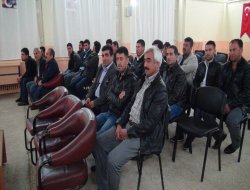 Çınar'da biçer-döver operatörleri eğitim kursu başladı