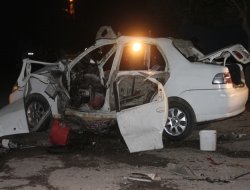 Kızıltıpe'de kaza:1 ölü 1 ağır yaralı