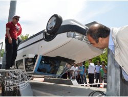 Batman'a İlk Kez Emniyet Kemeri Simülatörü Getirildi