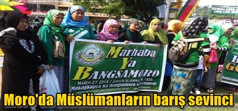 Moro'da Müslümanların barış sevinci