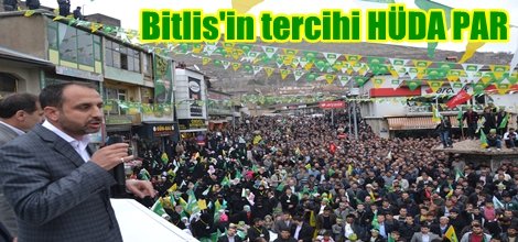 Bitlis'in tercihi HÜDA PAR