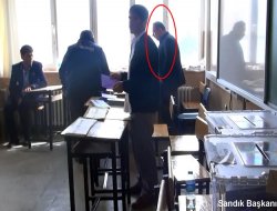 Diyarbakır'da sandık başkanı zorbalığı