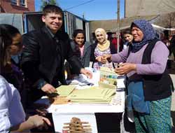 Beşirili öğrenciler, 'Ekmek israf etme' kampanyası başlattı