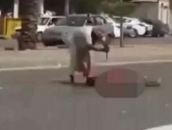 Suudi'de sokak ortasında kan donduran cinayet