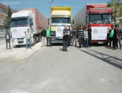 Yardım TIR'ları Antep'ten yola çıktı