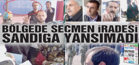 Bölge’de seçmen iradesi sandığa yansımadı