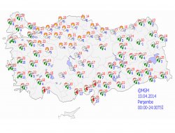 Yurdun büyük bölümünde yağış görülecek