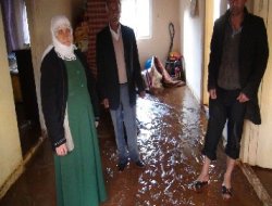 Silvan`da evler çamur altında