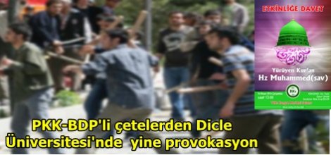 Diyarbakır'da yine provokasyon