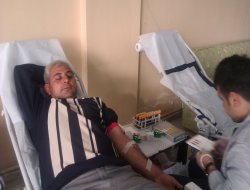 Çınarlılar kan bağışında bulundu