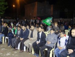 Yıldızlar altında kutlu doğum programı