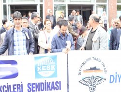 Sağlık personellerine şiddet Diyarbakır'da kınandı