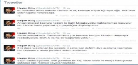 Haşim Kılıç'tan Mirzabeyoğlu fotoğraflarıyla ilgili açıklama!