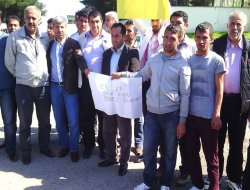 İşçiler, BDP'li başkanın basına verdiği açıklamaya tepki gösterdi