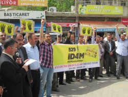 Kozluk'ta idam kararına sert tepki