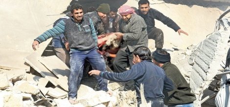 Suriye rejimi okul vurdu en az 25 öğrenci öldü