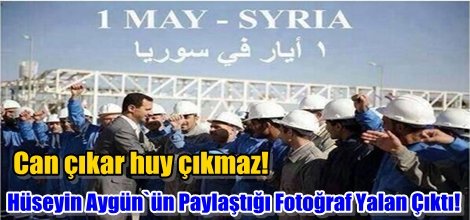 Hüseyin Aygün`ün Paylaştığı Fotoğraf Yalan Çıktı!