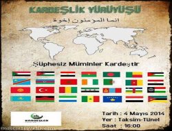 60 ülkeden öğrenciler ümmet için yürüyor