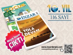 İnzar Dergisi Mayıs Sayısı çıktı