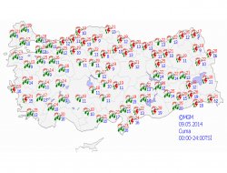 Kuvvetli yağış uyarısı!