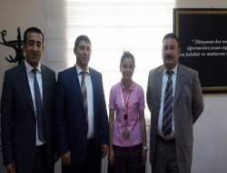 Dünya ikincisi olan Cizre'li öğrenciler ödüllendirildi