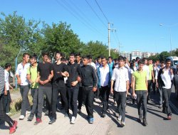 Diyarbakırlı öğrenciler Soma için yürüdü