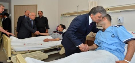 Cumhurbaşkanı Abdullah Gül Soma'da