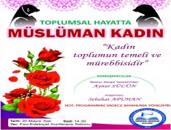 Erdemli bayanlar konferans düzenliyor