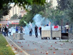 Soma eylemine müdahale: 10 gözaltı