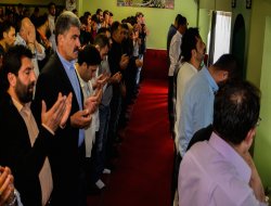 Gurbetçilerden Soma'da ölen kardeşleri için gıyabi cenaze namazı