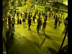 Mersin'deki patlama güvenlik kamerasında