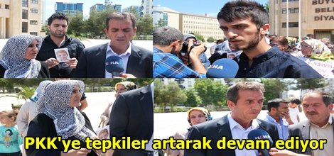 PKK'ye tepkiler artarak devam ediyor