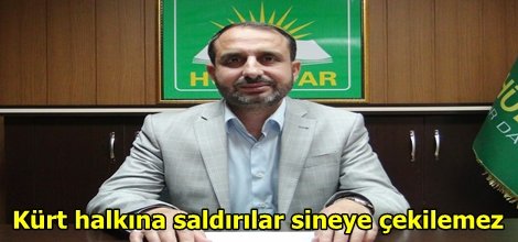 Kürt halkına saldırılar sineye çekilemez