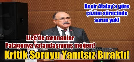 Beşir Atalay Kritik Soruyu Yanıtsız Bıraktı
