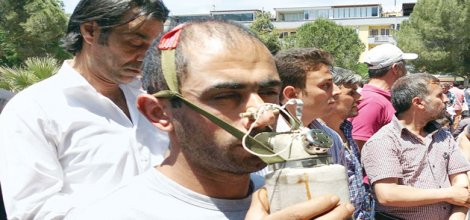 Gaz maskeleri 21 yıllık Çin malı çıktı