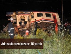 Adana'da Yolcu Trenleri Çarpıştı