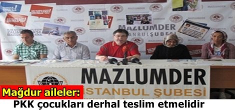 Mağdur aileler: PKK, çocukları derhal teslim etmelidir