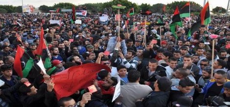Libya'da Hafter'in darbe girişimi protesto edildi