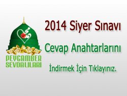2014 Siyer Sınavı Cevapları Açıklandı