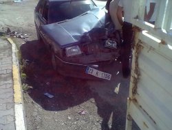 Kovancılar'da maddi hasarlı kaza