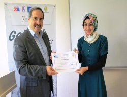 Girişimcilik eğitimini tamamlayan kursiyerler sertifika aldı