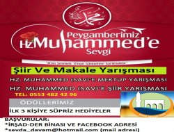 Peygamber Sevgisi ile konulu Şiir ve Makale Yarışması